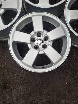 Alu kola 5x100 originál Škoda R16 - 2