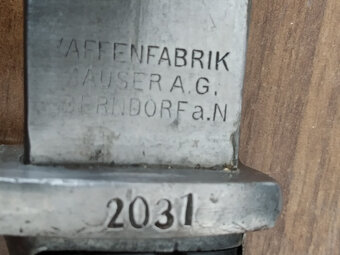 Německý bodák 98/05 krácený - 2