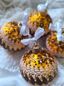 Ručně malované vánoční ozdoby - 2