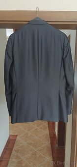 Pánský oblek černošedý - 2