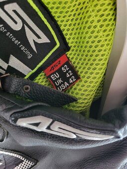 Dvoudílná kožená kombinéza 4SR RR Evo III Smrž + Rukavice - 2