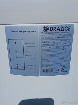 Bojler Dražice OKC 200 NTRR.,  200 lirů - 2