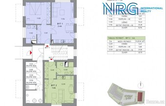 Prodej bytu 1+kk, 34m2,se zahrádkou 70m2, Husínek, Sadská - 2