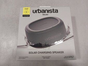 Přenosný reproduktor Urbanista Malibu Solar panel - NOVÝ - 2