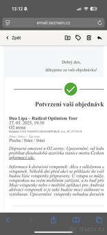 Dua Lipa Stání Praha 27.5 - 2