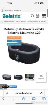 Nafukovací vířivka Belatrix Mountine 120 - 2