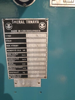 Excentrický lis SMERAL LEN 40CA - 2