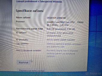 Lenovo T400 Win 10 nová baterie plně funkční - 2