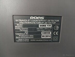 UV lampa DORS 135 UV detektor bankovek, kontrola vodoznaku - 2