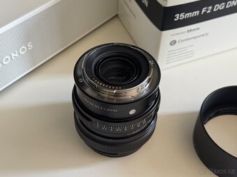 Zánovní: SIGMA 35 mm f/2 DG Contemporary pro L-mount černý - 2
