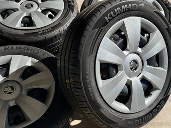 Letní sada 5x100 Škoda Fabia 185/60 R15 Kumho Ecowing - 2