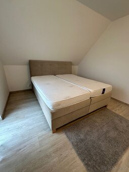 Box Spring postel, 180 x 200cm, včetně matrací a topperu - 2