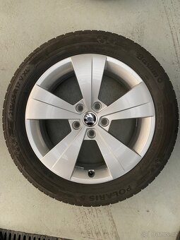Zimní sada originál Škoda Alu kol R17 - 2