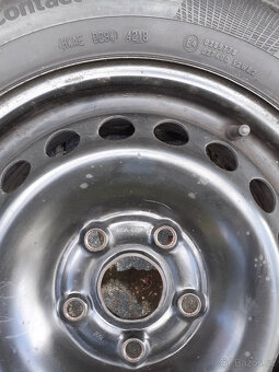 Zimní sada Škoda Octavia 2,Vw Golf 5, Disky a pneu 195/65R15 - 2