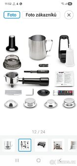 Pákový kávovar SAGE BES875BSS stříbrný - 2