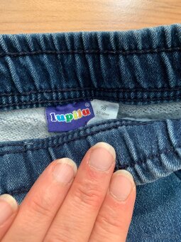 Zateplené kalhoty vel 92 a 98 - 2