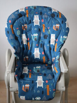 Náhradní potah do židličky Joie Mimzy - softshell modrý - 2