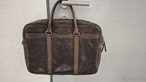 Kožená taška Massimo Dutti laptop - 2