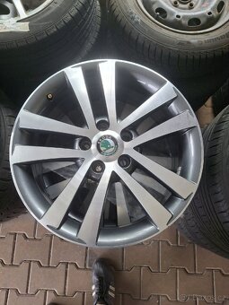 Originální alu kola - R17 7J ET54 na Škoda Octavia, Yeti... - 2