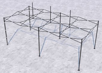 Nůžkový stan 6x3m - 2