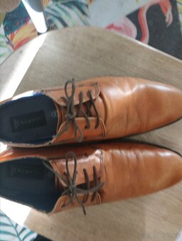 Boty 43 Bugatti, měkká kůže,podpatky ok - 2