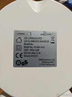 LIVARNO home LED lampa s lupou - 2