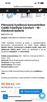 Kyslíkový koncentrátor CAIRE Freestyle - 2