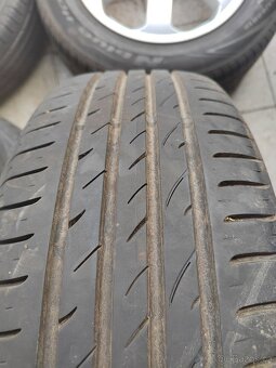 Prodám orig alu 15 škoda Octavia 1 5x100 ET 43 letní pneu - 2