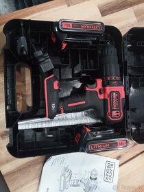Aku příklepová vrtačka Black & Decker BDCHD18KB-QW - 2