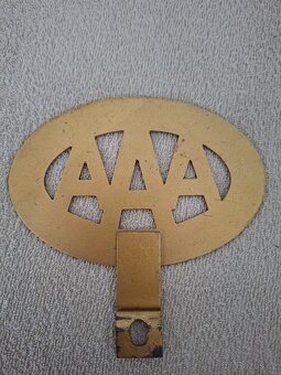 Plaketa AAA Automobil club - originál - 2