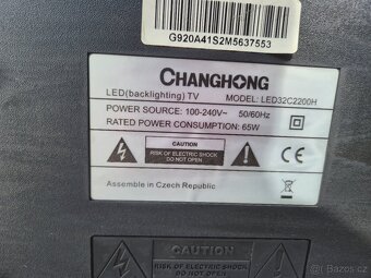 32" TV plně fukční LED 81cm CHANGCHONG - 2