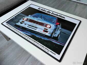 ORIGINÁL BMW plakát v rámu A1 BMW M3 EVOLUTION - 2