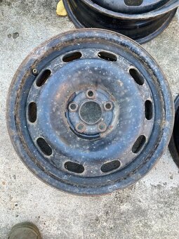 Plechové disky 6JX15 ET 38 5X100 ŠKODA/SEAT/AUDI - 2