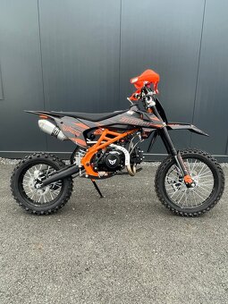 Pitbike Zuumav K3 140cc 17/14 - oranžová - 2