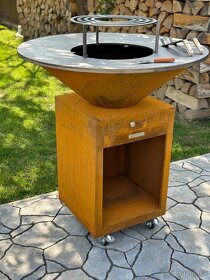 Prodán nový zahradní Gril z Cortenu - 2