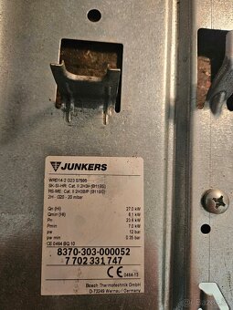 Junkers výměník průtokové ohřívače - 2