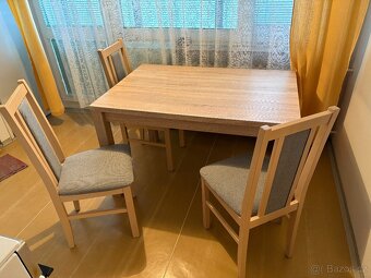 Jídelní set (stul + 3židle) - 2