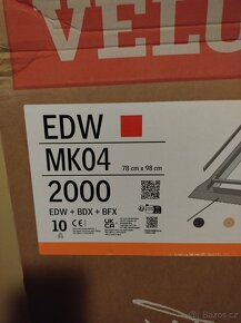 Lemování velux EDW MK04 2000 - 2