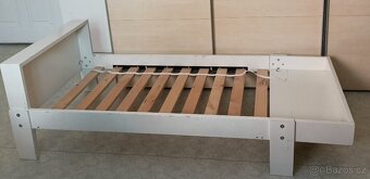 Pěkná dřevěná, dětská rostoucí postel IKEA - 2