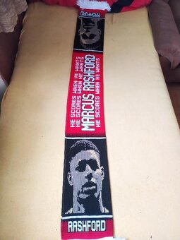 Fotbalová šála Manchester United Marcus Rashford - 2