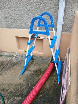 Bazén swing,krycí plachta,filtrace a schody - 2