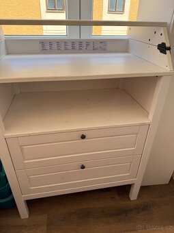 Ikea přebalovací komoda Sundvik bílá - 2