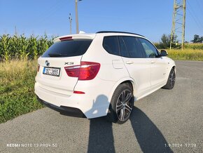 BMW X3 2.0d M-paket, 2016,140kw, 161tis. km- NEHAVAROVANÉ - 2