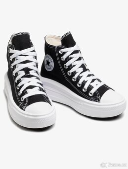 Černé Converse z Ameriky, vel. 38- jako nové - 2