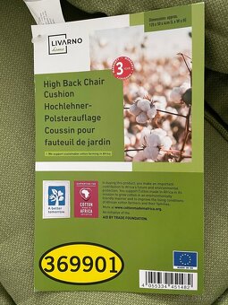 4ks potahů na zahradní křesla - 2