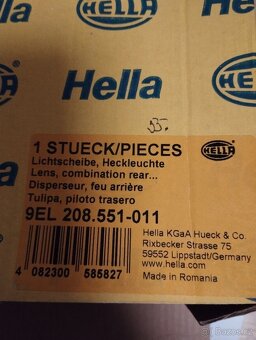 Čočka, zadní světlo HELLA 9EL 208 551-011 pravá,levá - 2