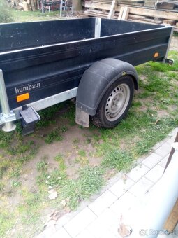 Přívěsný vozík humbaur brzděny - 2