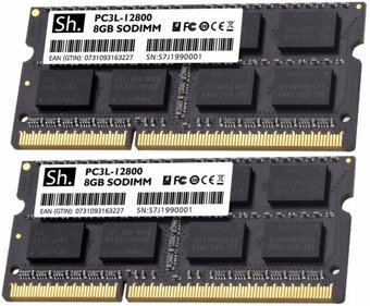 RAM DDR3L-12800 SODIMM 16GB (2x8GB) 1600MHz CL11 - 2