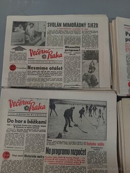 Noviny Večerní Praha 11/1989 až 7/1990 - 2