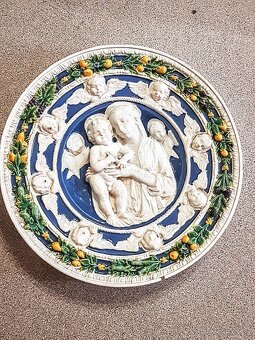 Nástěnný reliéf "Madonna s Ježíškem" RAKO - 2